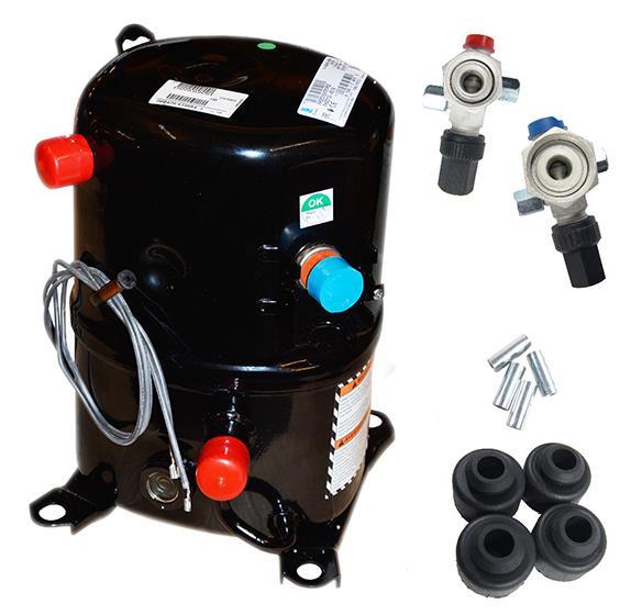 Compressore Tecumseh FH2511Z-XG (POE), LBP - R404A, 400V/3F/50Hz, Rotalock