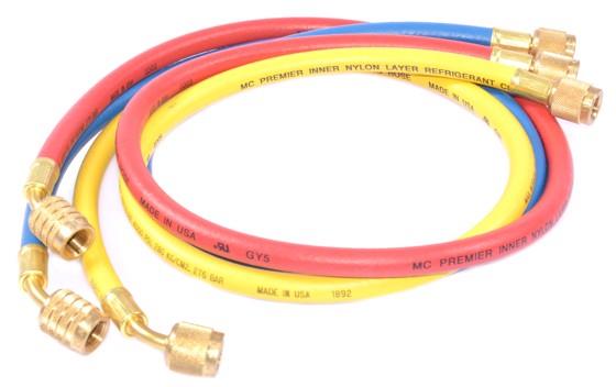 Filling hose set MASTERCOOL 49336-J, R410A, 3 x 0.9 m, 5/16" - 5/16"