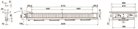 Parownik ECO - Luvata GDE314E7, 8,7 [kW] (dT 8 st., R404a) bez odszraniania