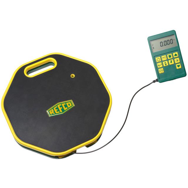 Refco 4688292 Báscula electrónica de llenado de refrigerante REFSCALE Resolución 2g 110kg