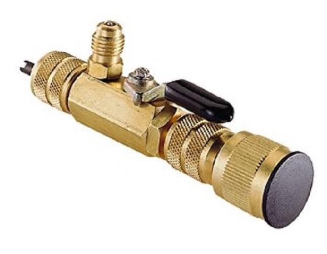 Schrader valve tool, valve core installation and removal tool
