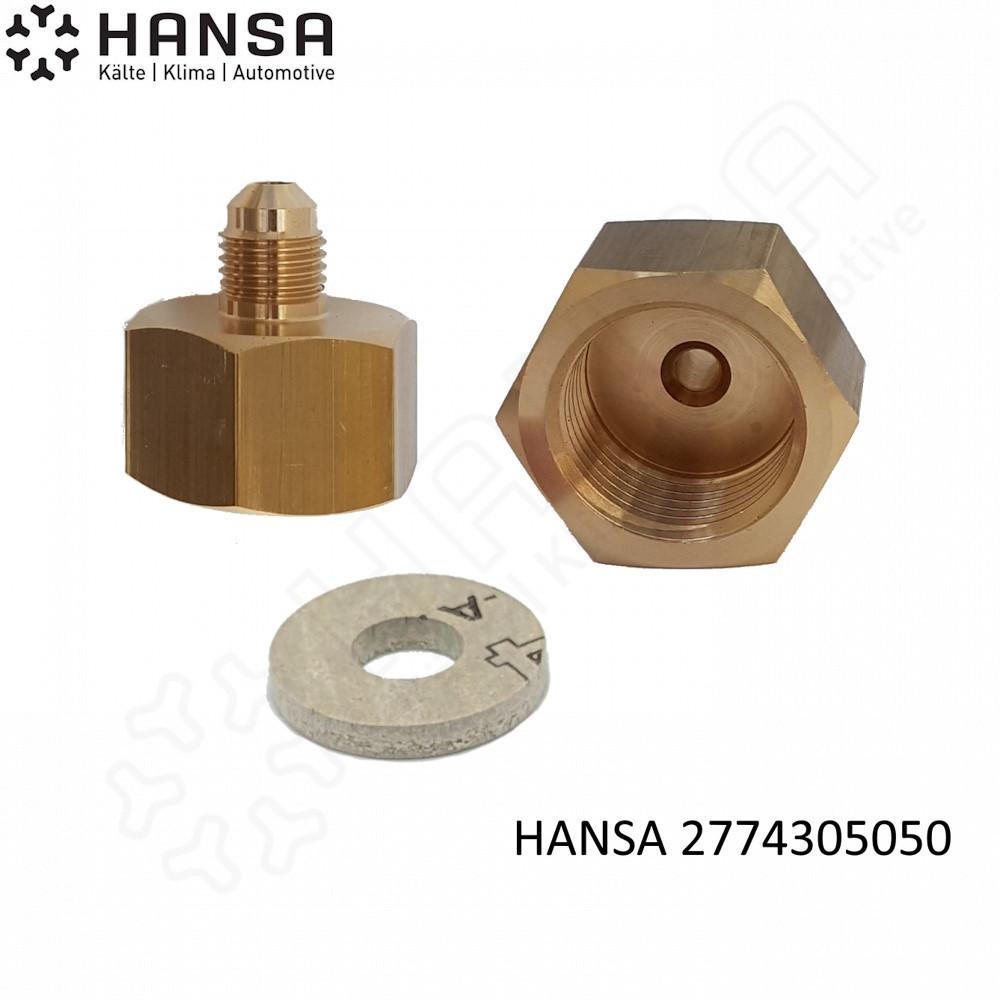 Conexión para biberón Hansa 774305 2774305050 Tetina de conexión MS 7/16-20UNF AG derecha