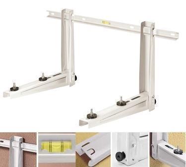 Wall bracket (galvanised) L=800x550 mm with accessories, 140 kg