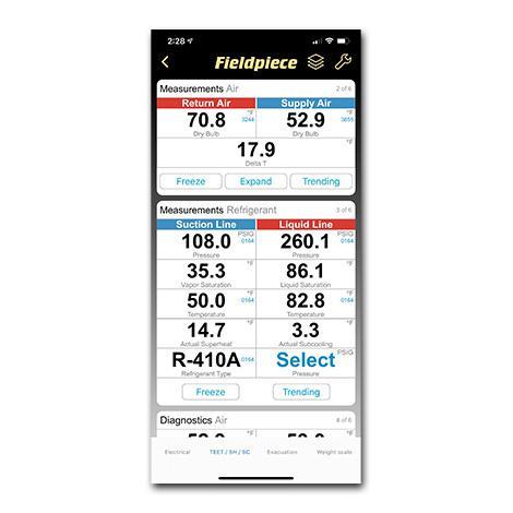 Sonda zaciskowa Job Link® System Premium do rur o dużych średnicach (od 3/4 cala do 4 1/8 cala) JL3LC FIELDPIECE