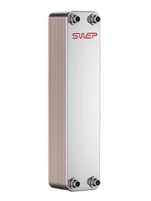 Plate heat exchanger SWEP B25THx10/1P-SC-M 2x22U(20)+2x1"&22U(20)