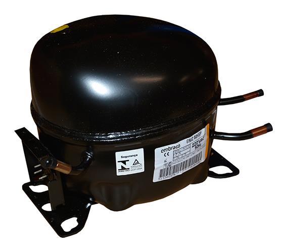 Sprężarka Embraco ERU2 80 HSP, LBP - R134a, 220V, 50Hz (zamiennik FFU80HAK / EGAS80 HLR)