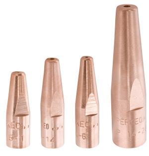 PERKEO RISTA las- en soldeermondstukken voor autogeen-acetyleen, grootte 3, 2-4 mm
