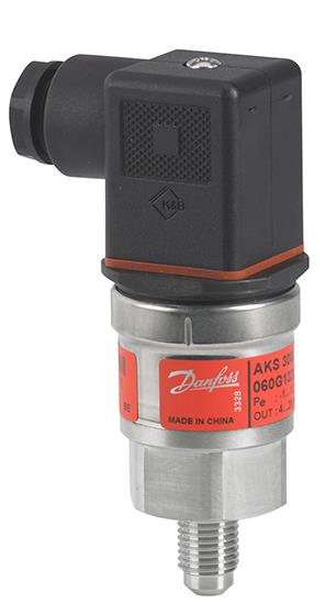 DANFOSS druktransmitter, AKS 3000; -1,00 bar - 6,00 bar