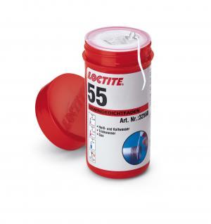 Uszczelniacz do gwintów PERKEO LOCTITE 55, szpula 150 m