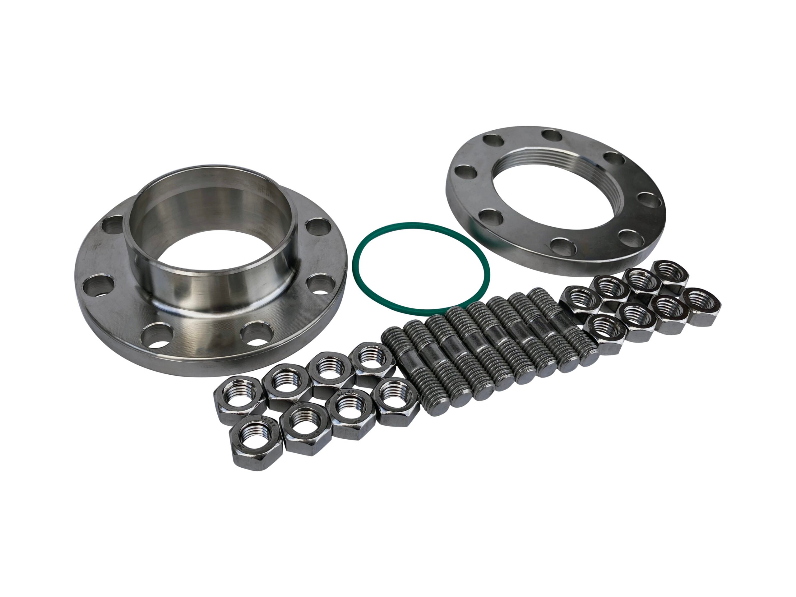 Compact opschroefbare flensset 2 1/2" DN65 roestvrij staal