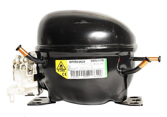Aspera / Embraco EMT6160Z Refrigeration Compressor R134a HMBP 6 76CC 1 Tubed 240v50hz 10811 P - View #12
