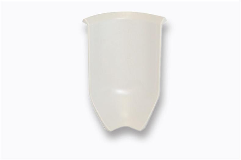 Inside corner for skirting board PVC - RAL 9002
