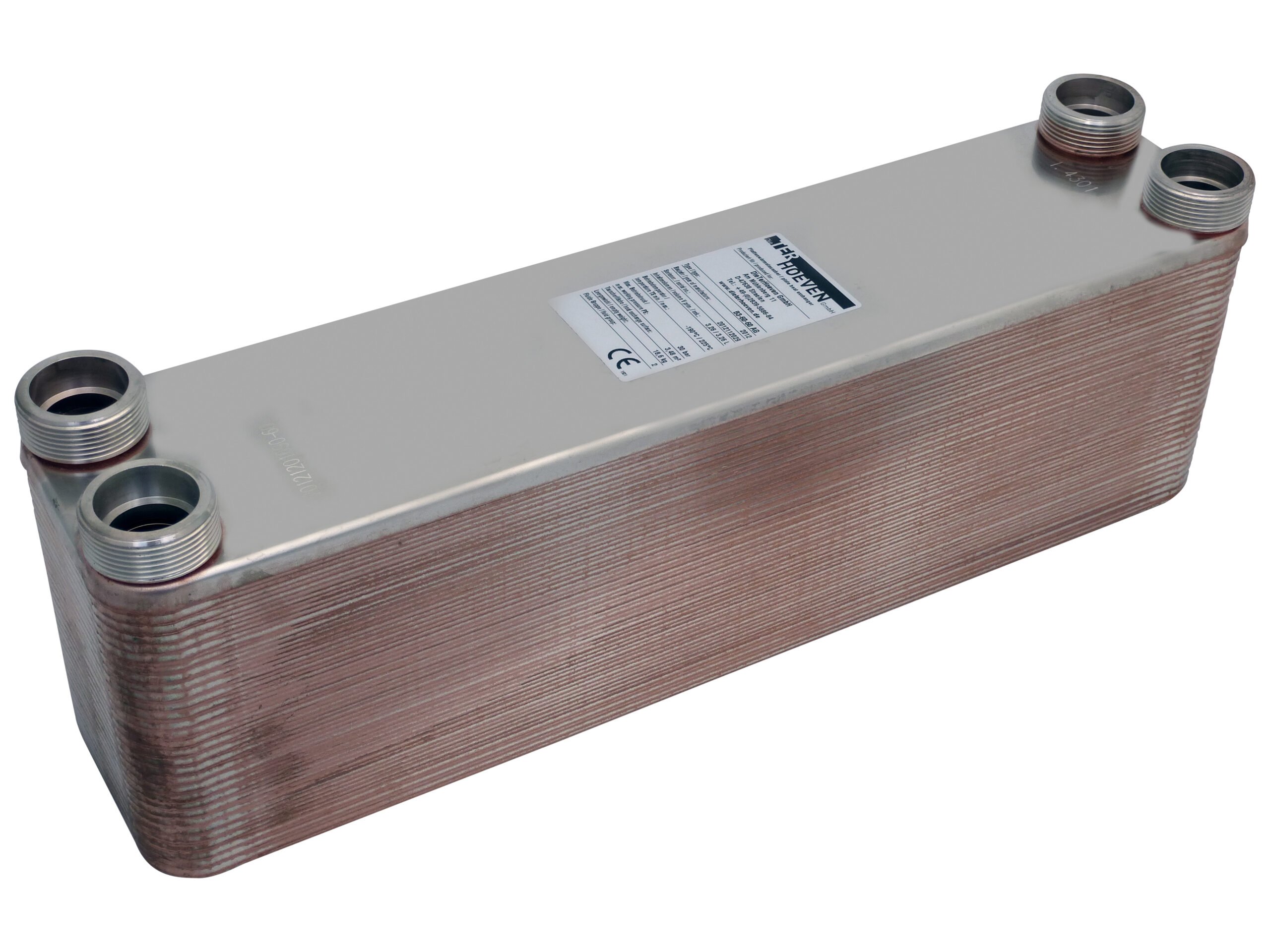Platenwarmtewisselaar DTH-60-60 4x1 1/2" AG