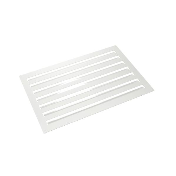 Evolar rear wall aluminium white XS, 600x900 MM