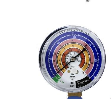 Manometr EBL-1 ND, klasa 1, 80, R32-410A-407C-22