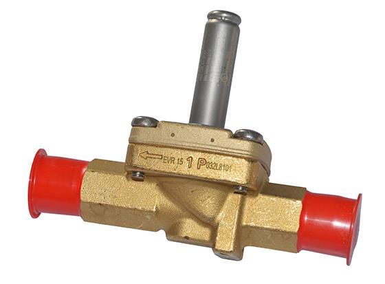 Zawór elektromagnetyczny Danfoss EVR 15 NC, kielich 5/8" SAE, kv 3,3