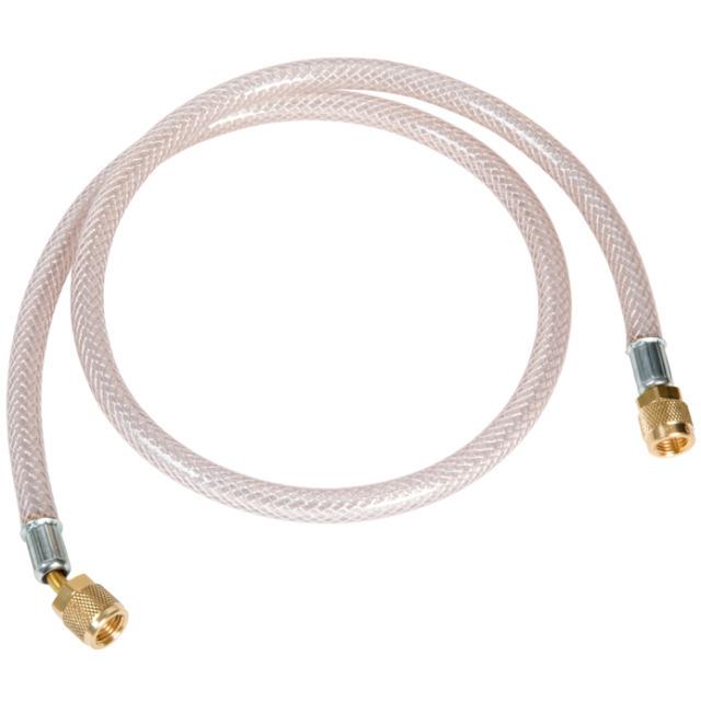 Refco 9881245 manguera de llenado transparente CLF-72 salida 45° 180cm