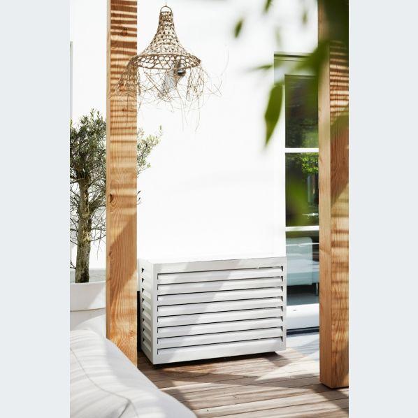 Evolar air conditioning & heat pump housing white aluminium XL, 1300x1700x750 MM