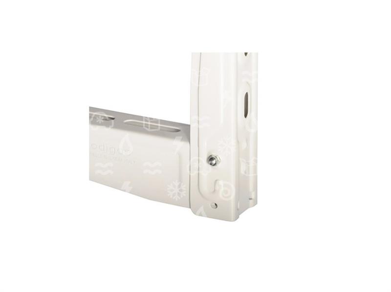 Console preassemblata L = 465 mm, H = 375 mm, M = 140 kg, bianco, ROGIGAS, RAL 9002