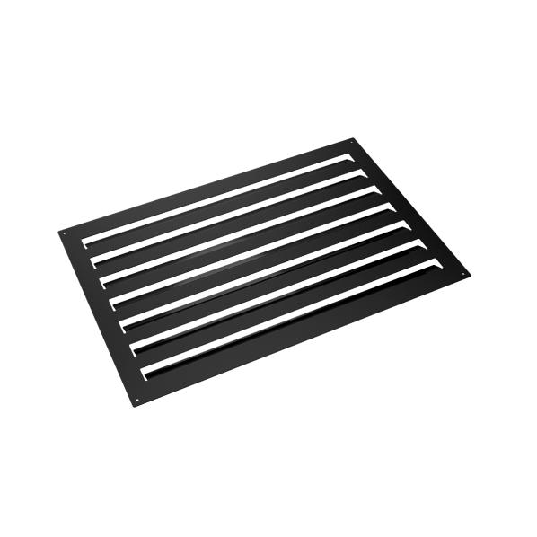 Evolar rear panel aluminium black XS, 600x900 MM