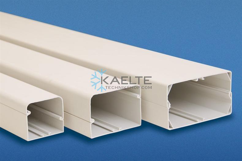 Condotto di montaggio Airco-Duct 070 (70x65 mm) completo L=2 m - bianco, unità di imballaggio completa 10 pezzi, in scatola