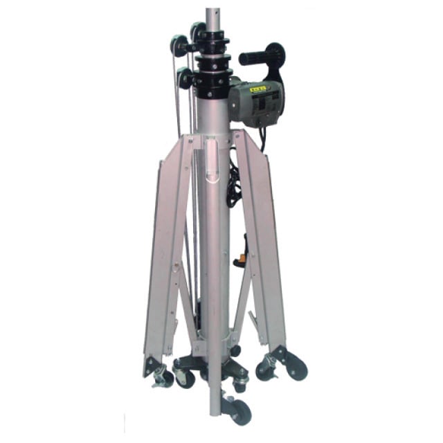 KeM.Tech CM 520 elevador de montaje eléctrico con ruedas máx. 90 kg/4,9m 230V 4A