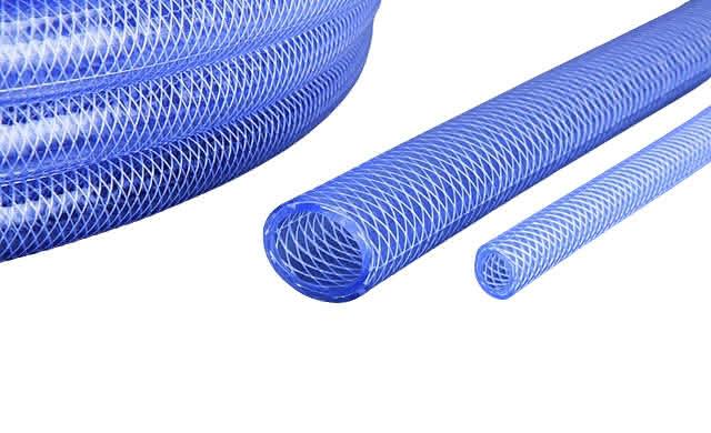 Manguera de condensado de PVC APD con tejido APDatec 81, transparente 6x3 mm, 25 m