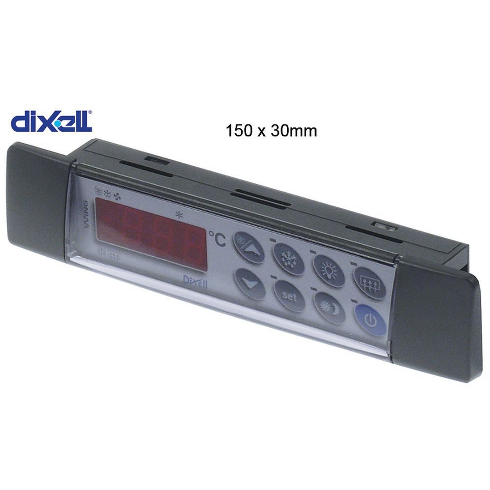 Toetsenbord Dixell T821, inbouwafmetingen 150 x 30 mm