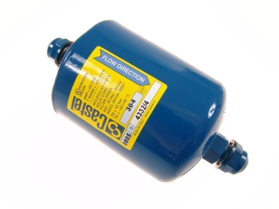 Filtertork Castel 4332/4, 304, 1/2" SAE, flare-anslutningar - ej tillgänglig, ersatt av DF330/4