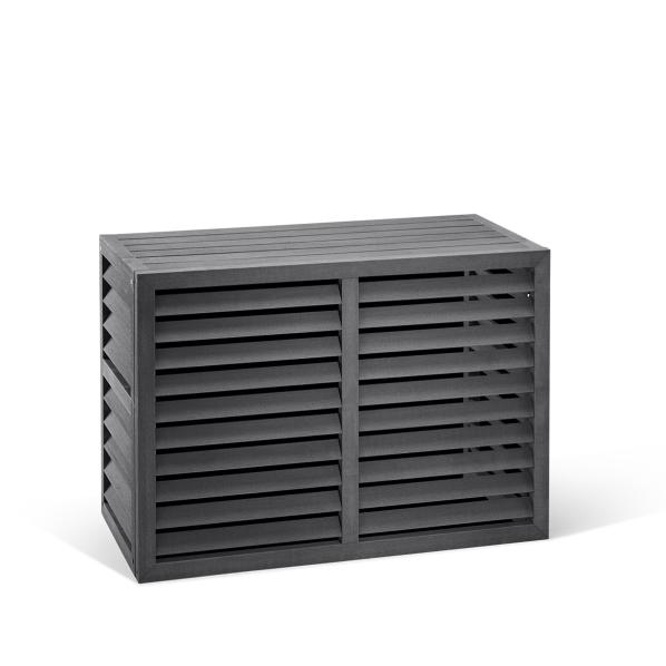 Evolar air conditioning & heat pump housing Charcoal Grey WPC S, 700x1000x500 MM