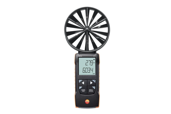 testo 417 - Digital vane anemometer with app connection 100 mm