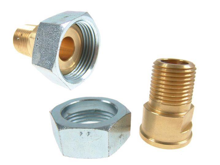 Adaptador para colector de refrigerante Bitzer para válvula de seguridad