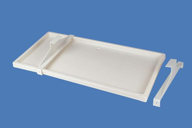 Eiswürfelform, Auflaufform, Backform, rechteckige Form, weiße Zubehör