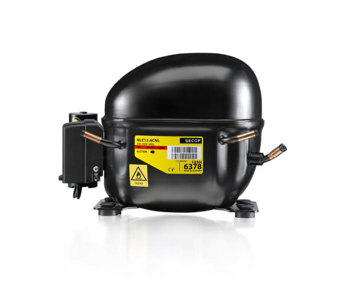 Sprężarka SECOP / Danfoss NLE10CN, LBP/MBP - R290, 220-240V, 50Hz, 105H6175