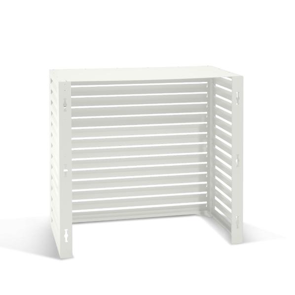 Evolar luftkonditionerings- och värmepumpshus vit aluminium L, 1100x1200x650 MM