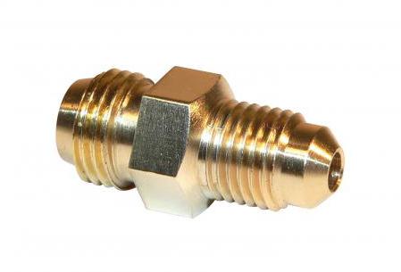 Adattatore PERKEO per regolatore di pressione dell'azoto, 1/4" SAE (7/16" UNF)