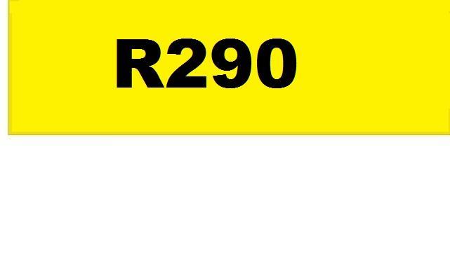 preis, R290, gelbes banner, etikett, aufkleber