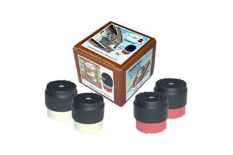 Amortiguador de pie - 70 a 120KG - 4 uds/paquete - 2X BLANCO + 2X ROJO, 1MNAM