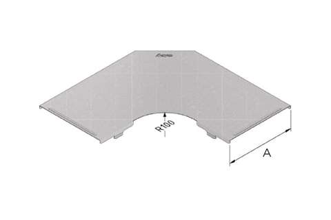 Trayco CT-CB90-100-PG Coprivassoio per cavi 100MM - Sendzimir