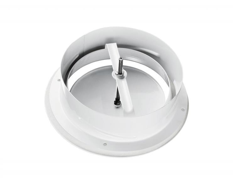 Steel diffuser AM 125 VRF for ventilation, ventilation pipe 125 mm