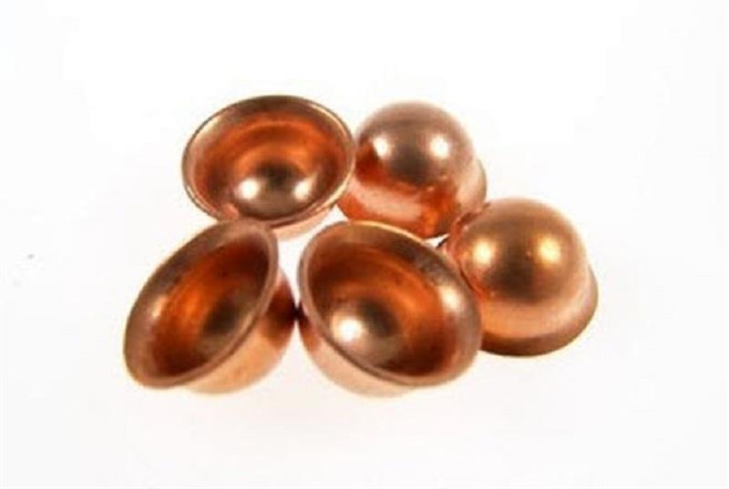 Copper cap, B1-8, 1/2"