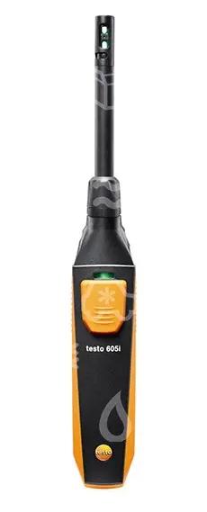 Testo 605i thermo-hygrometer, operation via smartphone with Bluetooth