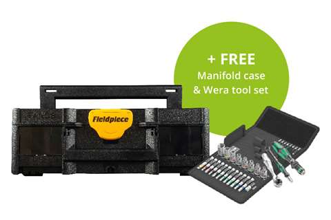 FIELDPIECE Smartstarter-1 - 8-częściowy zestaw startowy + walizka SMAN i zestaw narzędzi gratis