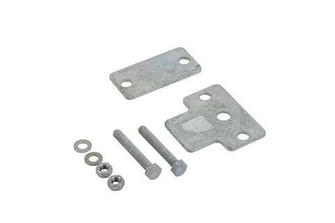 Alixo galvanised mounting plate + bolt set - for floor mounting - 4 pieces/SET