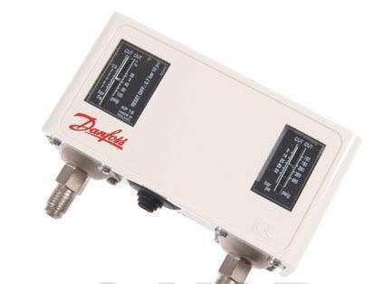 Double pressure switch Danfoss ND + HD, KP17W, automatic reset, connection 6 mm ODF