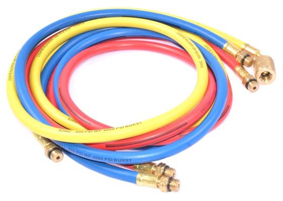 Zestaw węży do napełniania z zaworem kulowym MASTERCOOL 49262-J Zestaw 3 x 0,1 m, 5/16" - 5