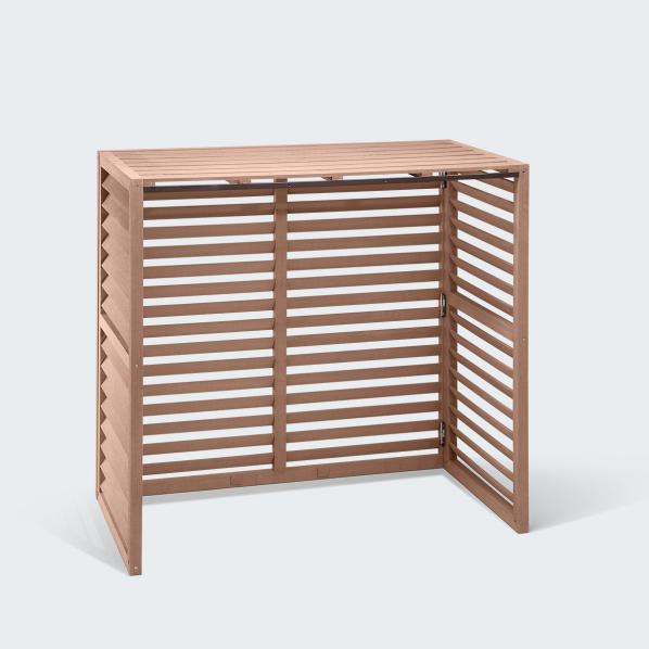 Evolar aire acondicionado y bomba de calor vivienda Teca Tropical WPC L, 1100x1200x650 MM