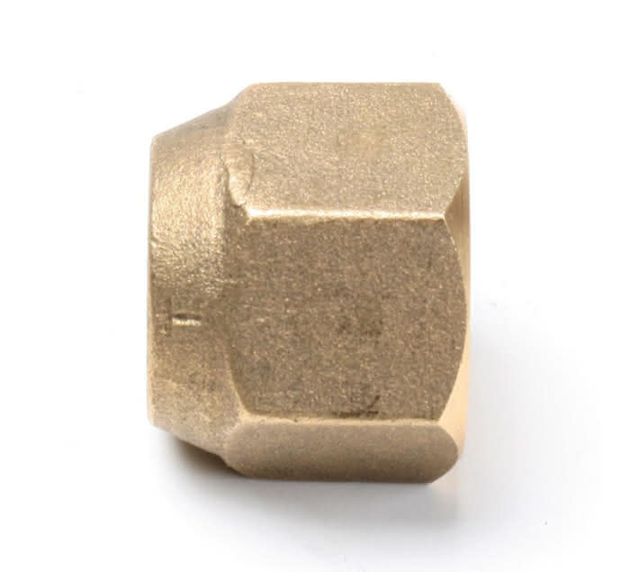 GAR övergångsmutter, flänsad med 3/8" invändig SAE 10 mm – pris per styck (minsta beställning 10 stycken)