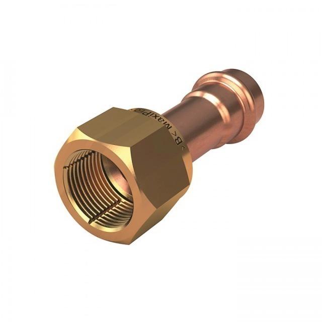 Adaptador Conex MaxiPro 3/4" MPA5285G 0060601 cono de cobre con brida + tuerca MS (PU=2)