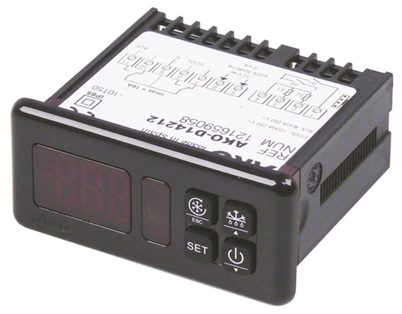 Régulateur de réfrigération AKO D14212,12V AC/DC NTC